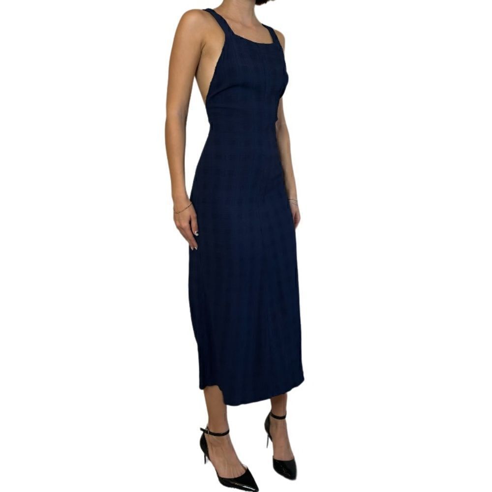 Reformation Midi Blue Navy Dress Tank Size XS - Picture 6 of 10